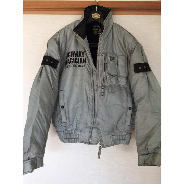 YeLLOW CORN - イエローコーン バイク冬ジャケット グレー Lサイズの