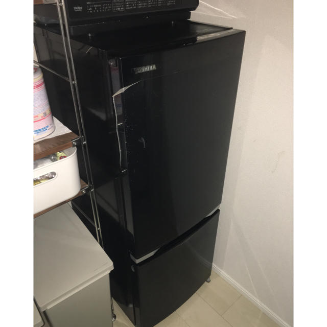 514取付無料！東芝スタイリッシュブラックおしゃれインテリア冷蔵庫