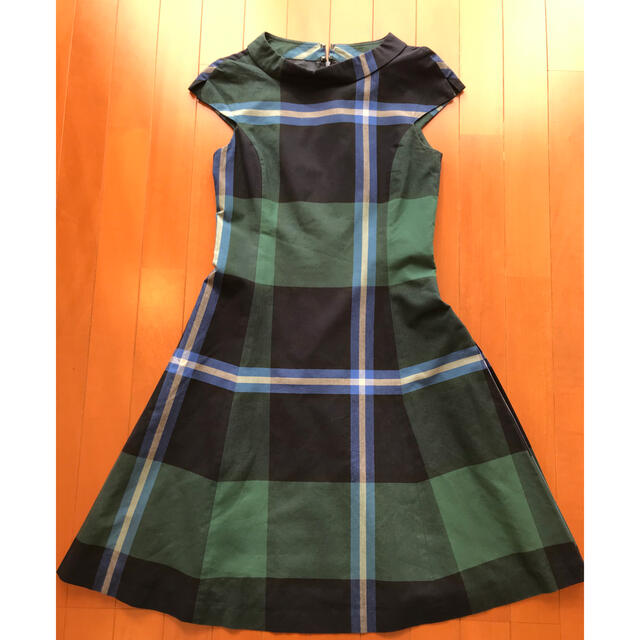 Yorklandヨークランド ライオン ジャガード ウールワンピース