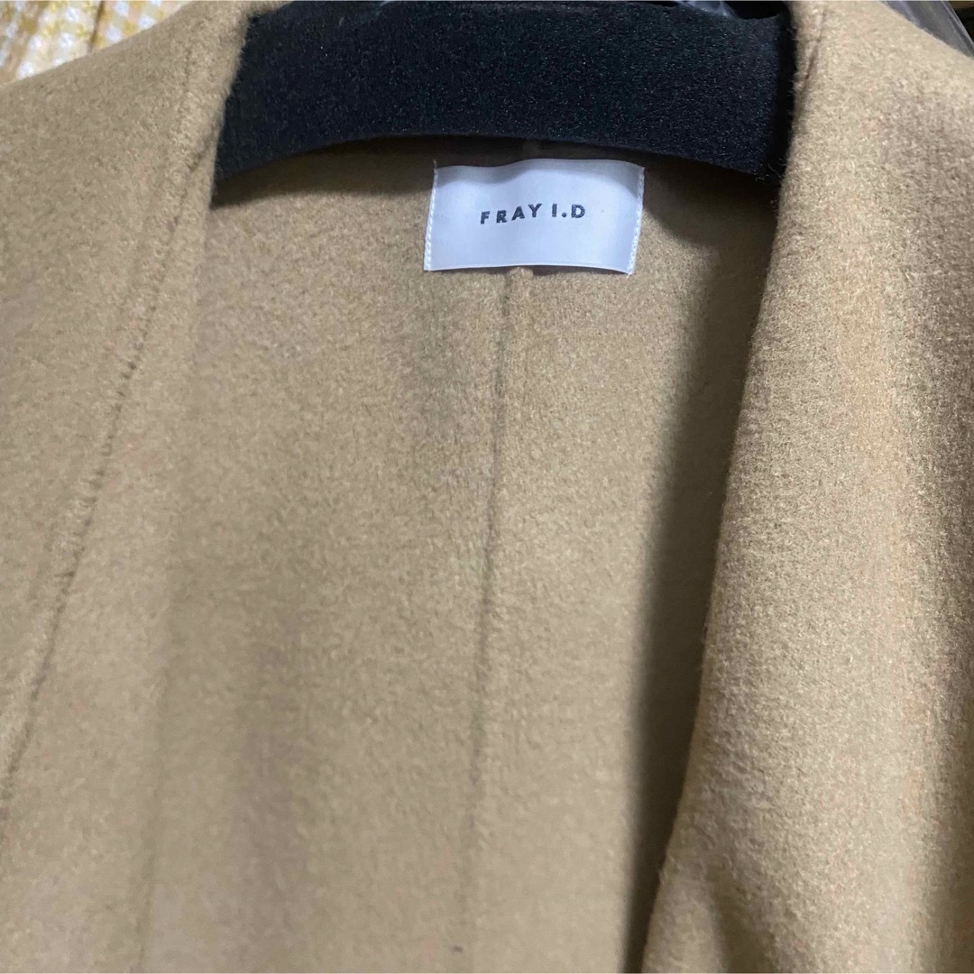 FRAY I.D - 【新品未使用】FRAY I.D ビッグカラーリバーロングコート