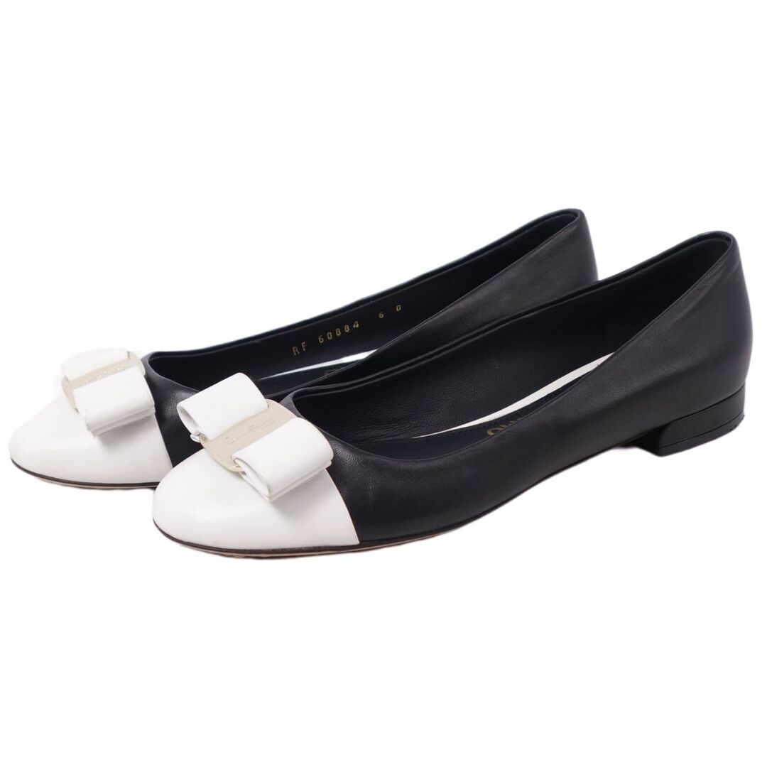 美品 FERRAGAMO VARA ヴァラ パンプス フェラガモ 卒業式 6D