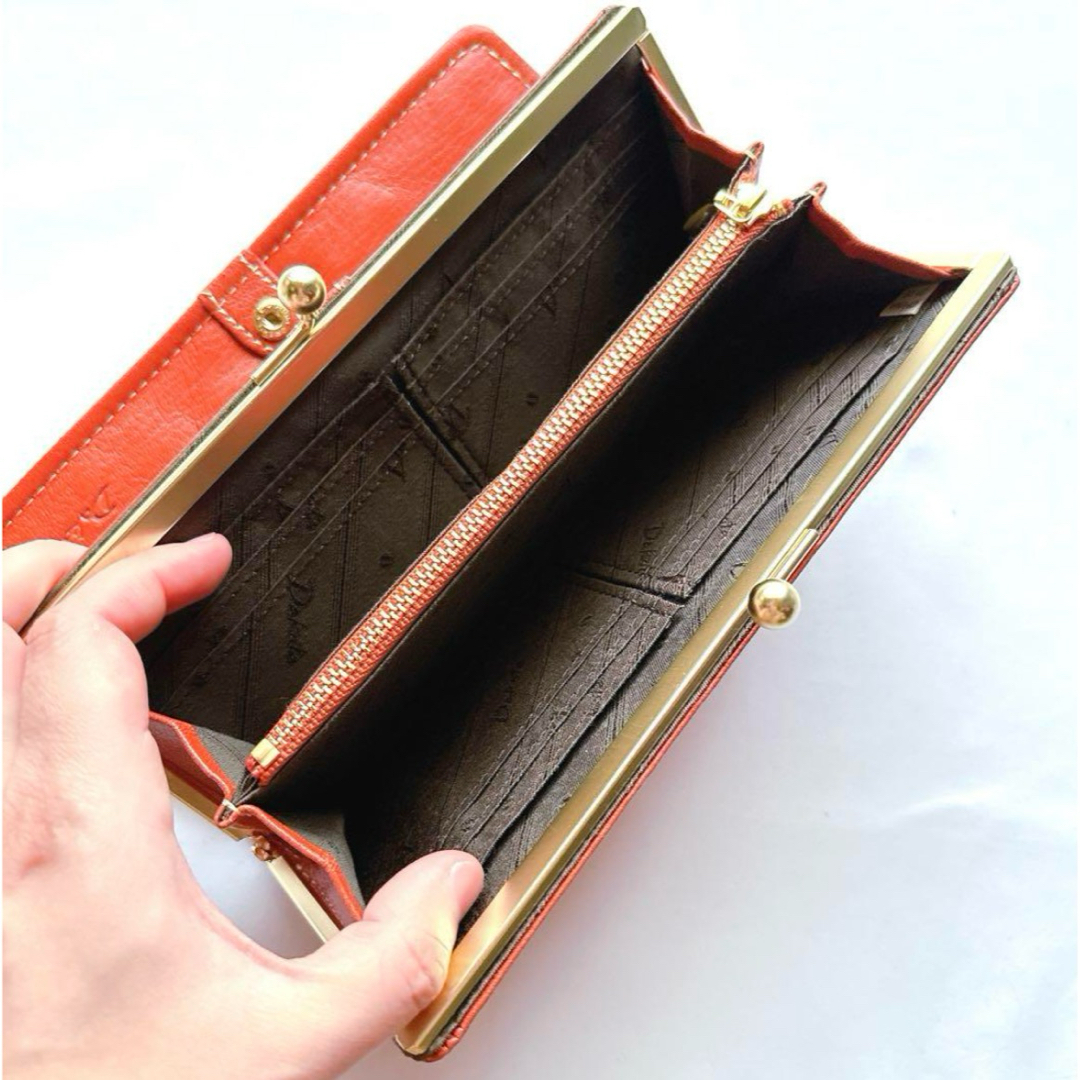 Dakota - 【新品】DAKOTA ダコタ モデルノ がま口長財布 コーラル