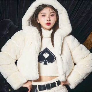 Darich - ダーリッチ darich ウエストベルトメルトンコート IVO FLの