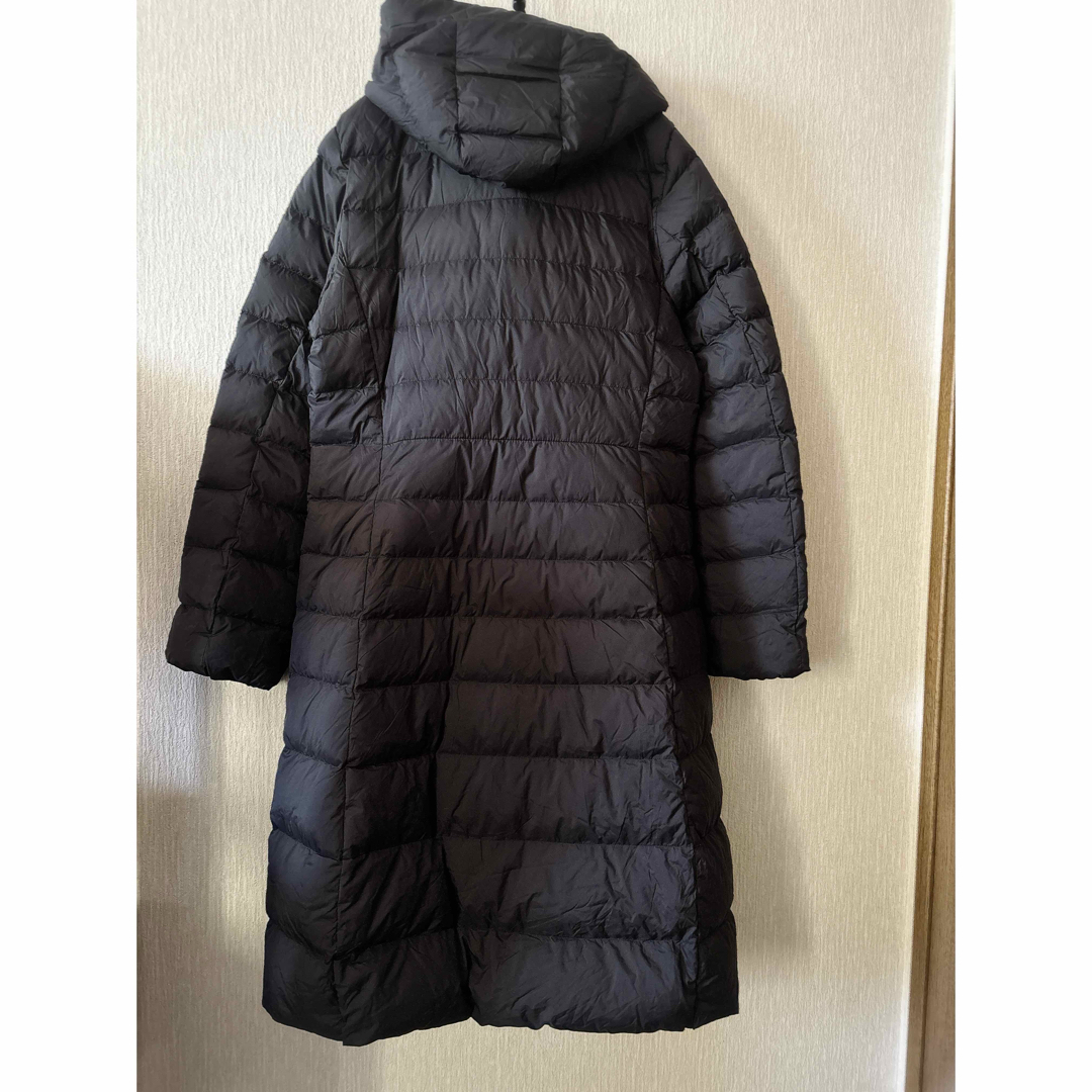 UNIQLO - ユニクロ ウルトラライトダウン フーデットロングコート 黒 M