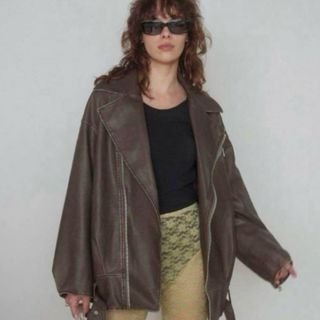 SeaRoomlynn - Vintage ECOレザーBIGライダースの通販 by 6日〜18日