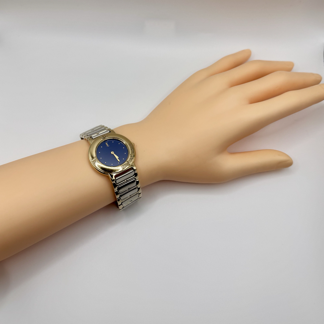 Yves Saint Laurent - YSL イブサンローラン 4620-E60957 QZブルー文字