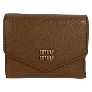 MIU MIU - MIU MIU 財布 三つ折り マドラスパール ミニ財布の通販 by