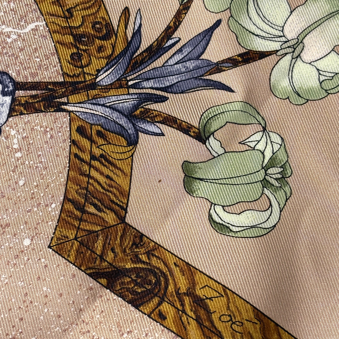 HERMES - エルメス カレ90 PiERRES d' ORiENT et d' OCCiDENT