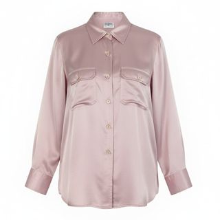 CHANEL - 【ボタンなし・汚れあり】シャネルブラウス 黄色 シルクの