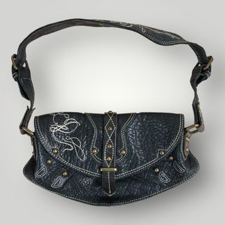 DIESEL - DIESEL ディーゼル ショルダーバッグ ハートロゴ ブラック 美