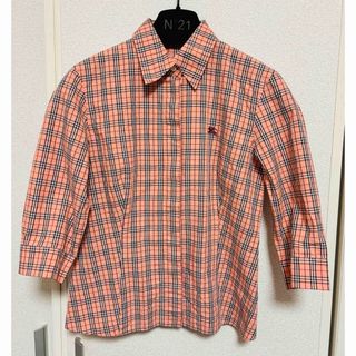 BURBERRY（シャツ/ブラウス(長袖/七分) ・ ピンク/桃色系）のフリマ