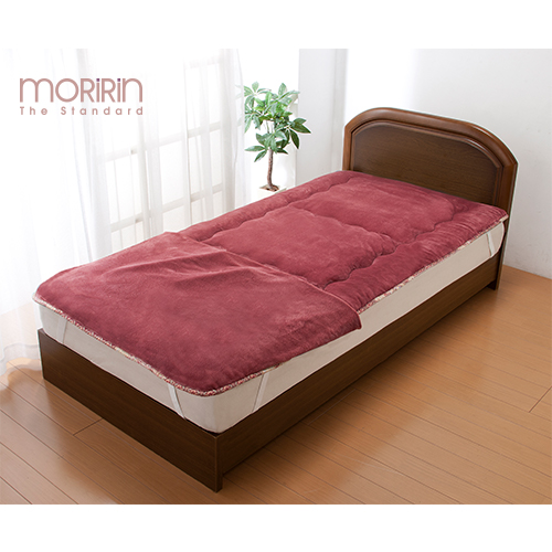 モリリン 布団・快眠グッズ あったか6層敷パッド セミダブル ピンク