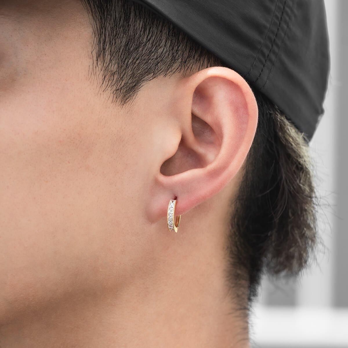 10K イエローゴールド ピアス 13mm - AVALANCHE OFFICIAL STORE