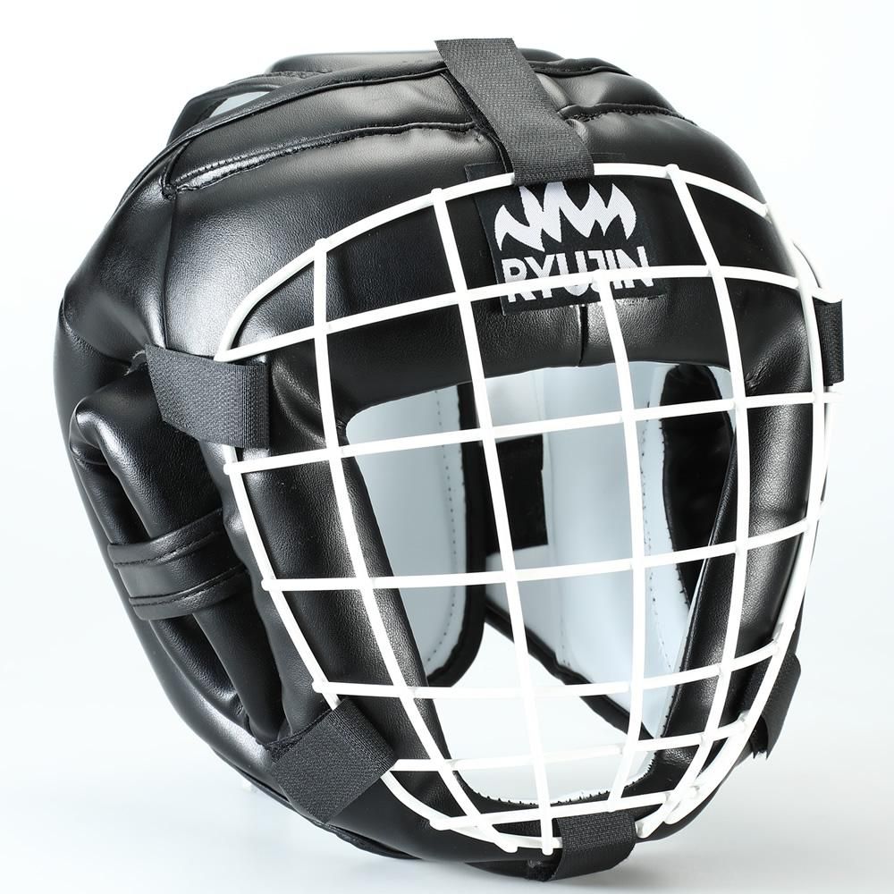 リュウジン RYUJIN アイアン ヘッドギア （ブラック） - 格闘技用品