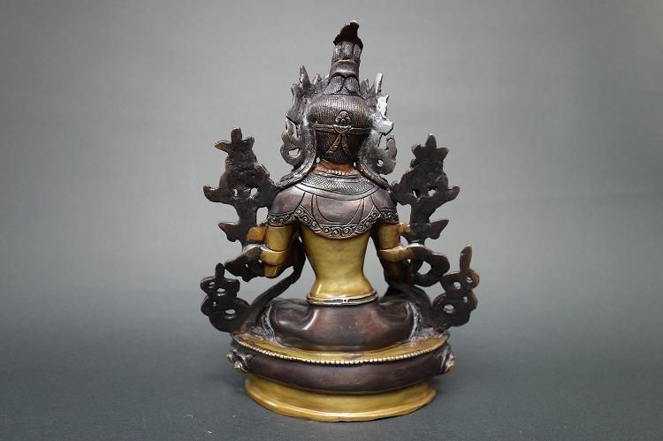 緑多羅菩薩（銅製 22cm）仏像通販・販売なら仏像専門店 多羅堂