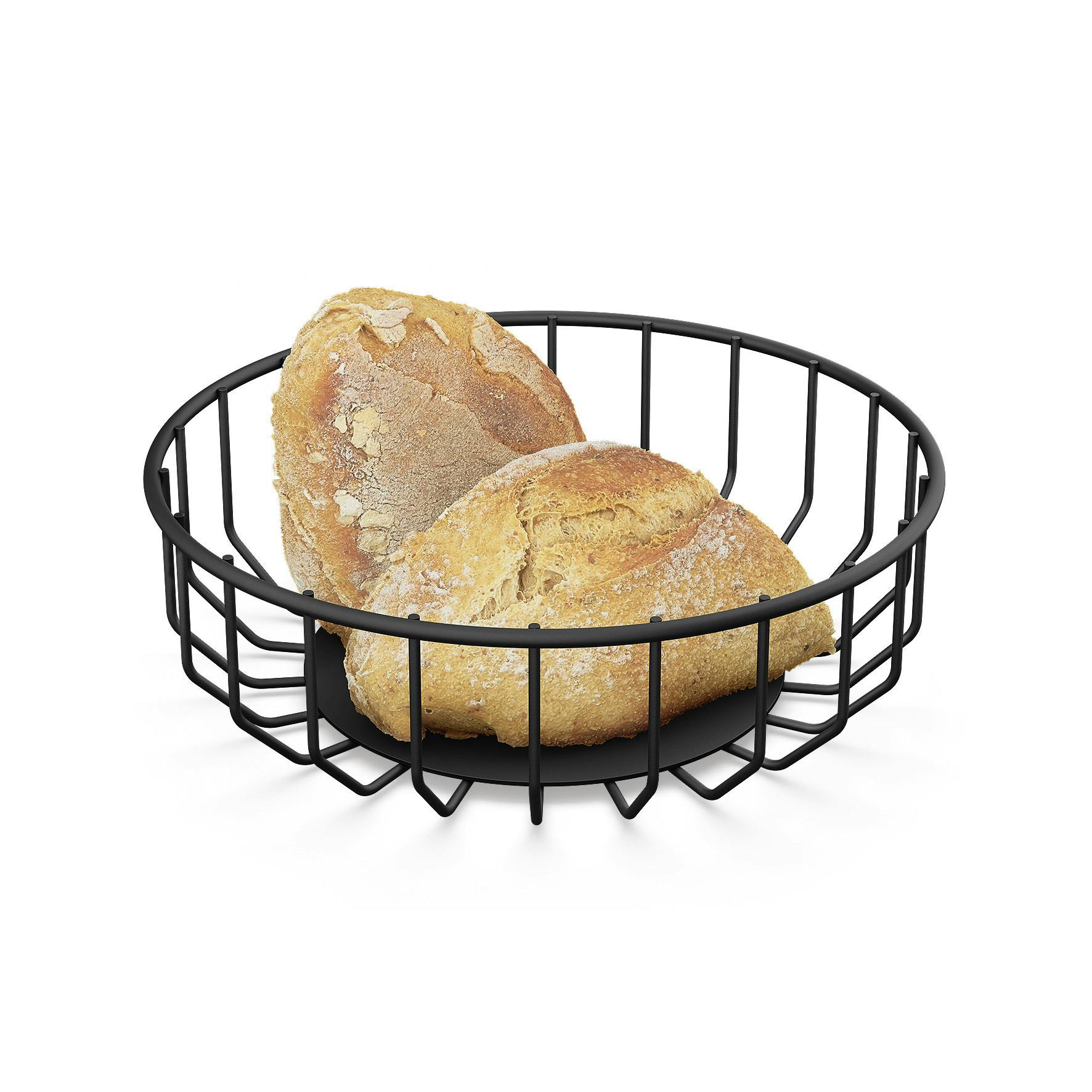 ブレッドバスケット マットブラック｜ZACK 30670 ABASSO ブレッド