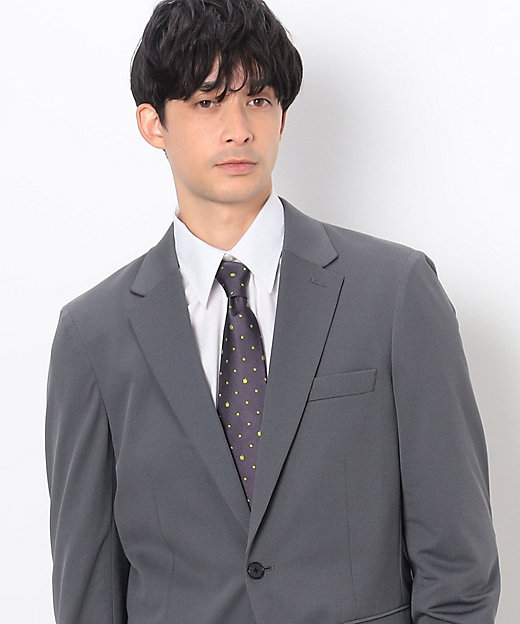 シルク100％】リンゴドット ネクタイ（4706NG11） | COMME