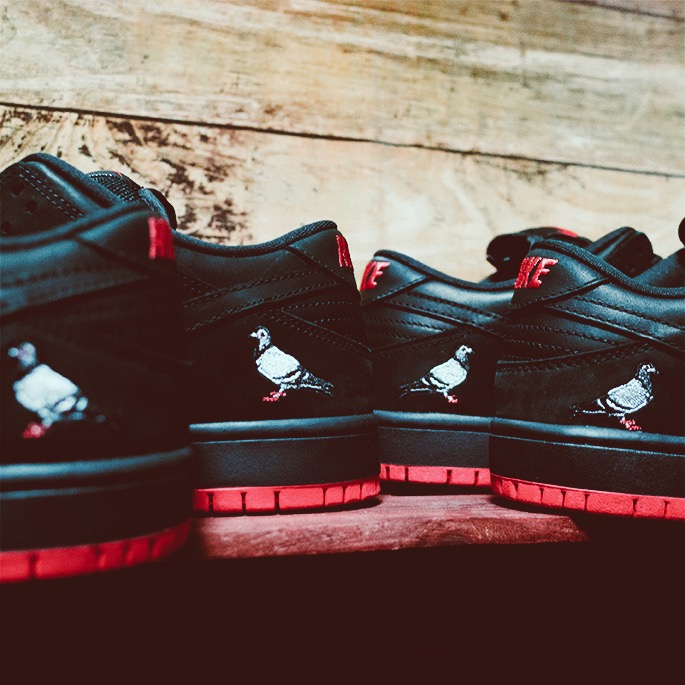 NIKE SB DUNK のサイズ感を「ブラックピジョン」で比較してみた