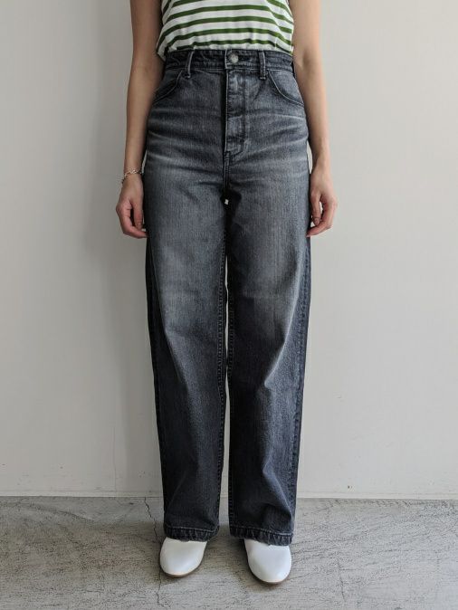 YANUKヤヌーク パンツ LILITH ワイドストレート MFG(GRAY)57141079