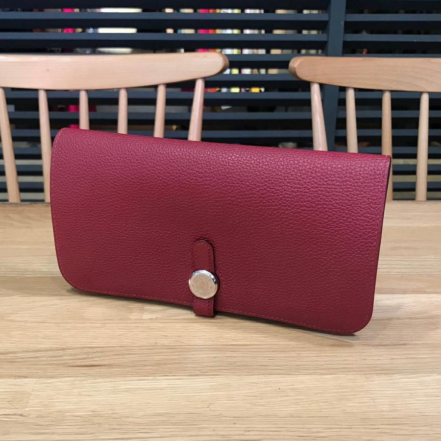 HERMES（エルメス） 【超美品】エルメス ドゴンロング トゴ ルージュ