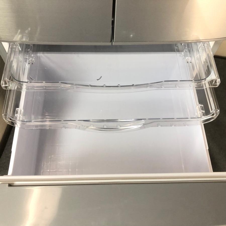 日立（HITACHI） 中古 415L 5ドア冷蔵庫 R-S42BM 2012年製 自動製氷