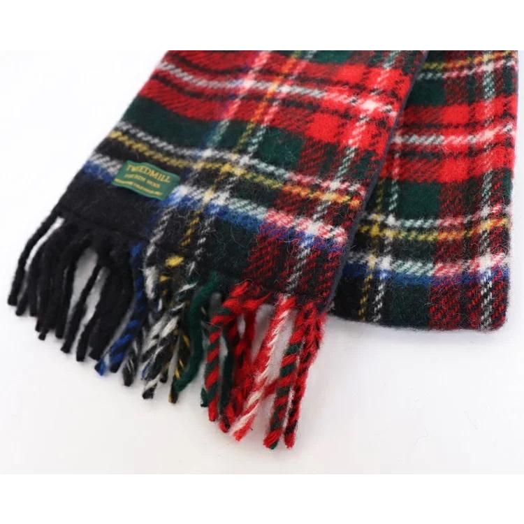 TWEED MILL（ツイードミル） タータンチェック マフラー ストール