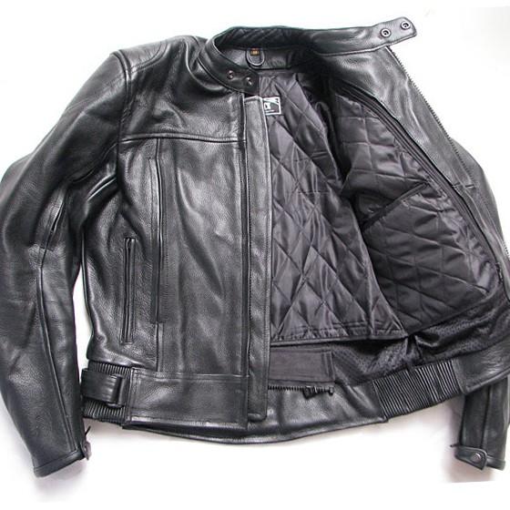 Clooney 本革 カウハイドレザージャケット J03 牛革 春秋冬 メンズ