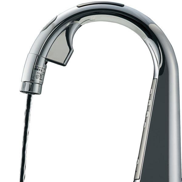 あすつく対応 QS01FPSWTEB 一般地仕様 スリムセンサー水栓 浄水器一体