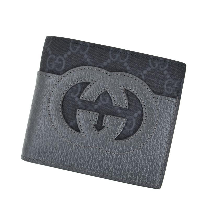GUCCI（グッチ） 財布 メンズ カットアウト インターロッキングG