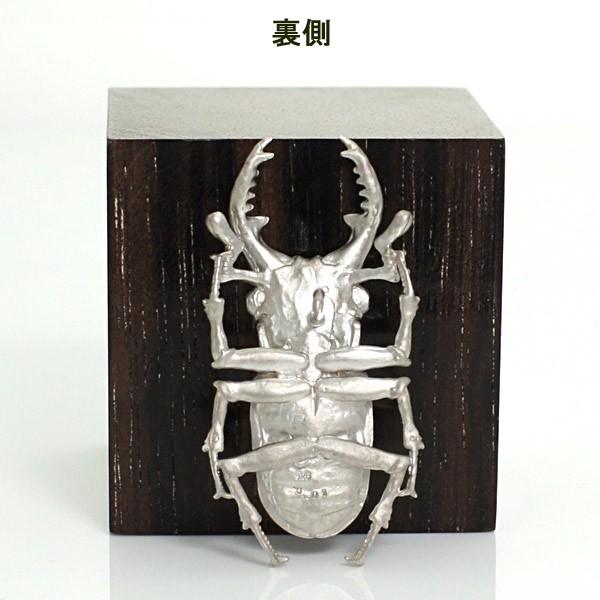 クワガタ ラペルピン ピンブローチ メンズ シルバー925 ダイヤモンド
