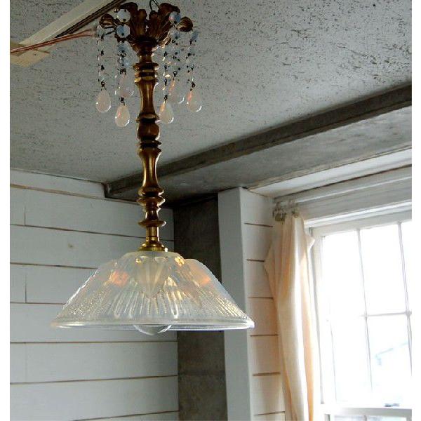 オパールセント シーリングライト フランスアンティーク : BAU
