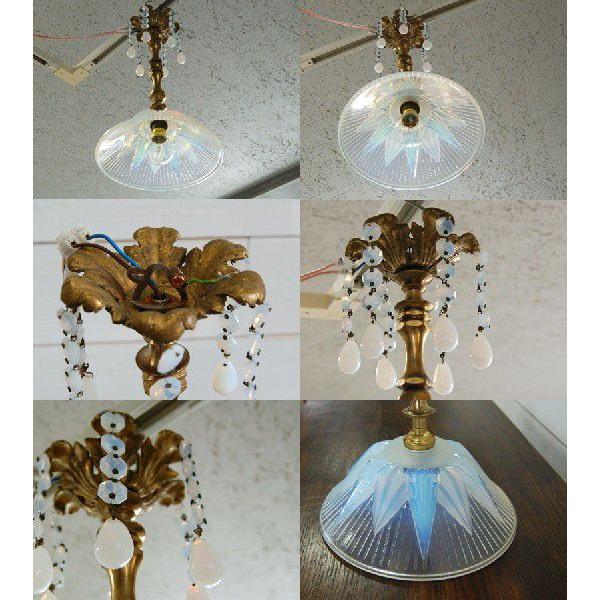 オパールセント シーリングライト フランスアンティーク : BAU