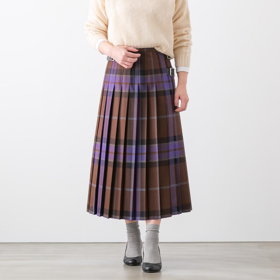 O'NEIL of DUBLIN（オニールオブダブリン） WRAP SKIRT ウール タック
