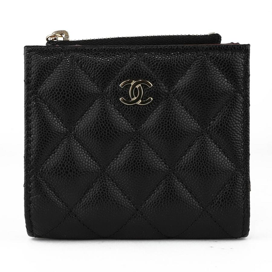 CHANEL（シャネル） 並行輸入 2つ折り財布 キャビアスキン CHANEL