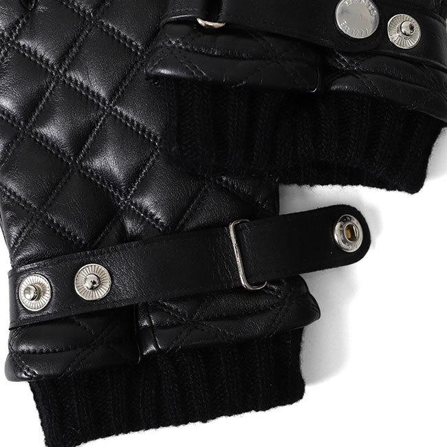 SALE] DENTS デンツ ウールライニング キルティング レザーグローブ