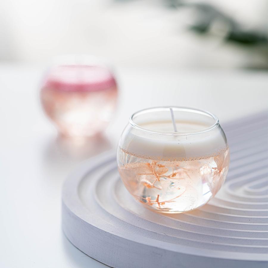 2点セット アロマキャンドル 2層 ジェルキャンドル ソイキャンドル