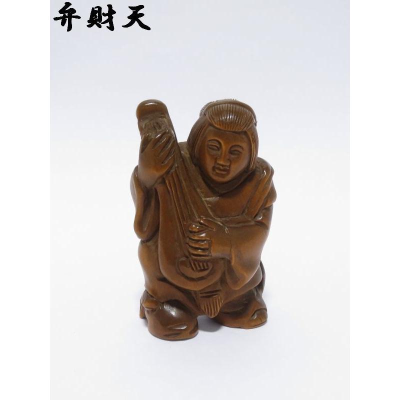 根付(七福神：弁財天)(本黄楊・柘植) : EI-Trade Store - 通販 - Yahoo