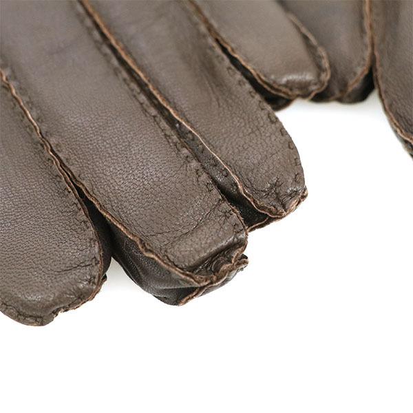 ダンヒル dunhill 手袋 レザー ブラウン ブランド小物 ファッション