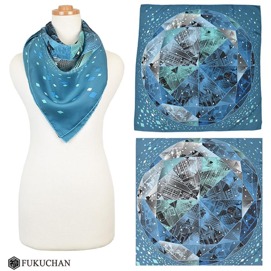 HERMES/エルメス カレ90/大判スカーフ FAUBOURG BY NIGHT(夜の郊外