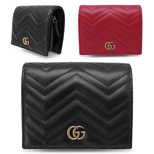 GUCCI（グッチ） 折財布 レディース GGマーモント 546580 DTD1T 二