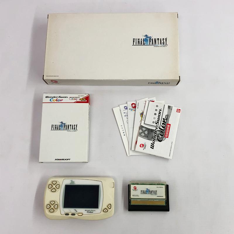 ジャンク》《レトロ》ファイナルファンタジー 特製ワンダースワン本体