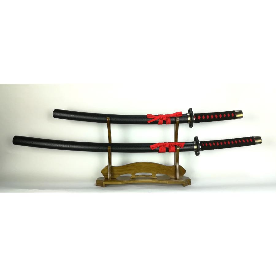 刀掛け 台座付き 無垢材 刀掛台 原木 刀置き 剣置き 木 刀かけ台 木製