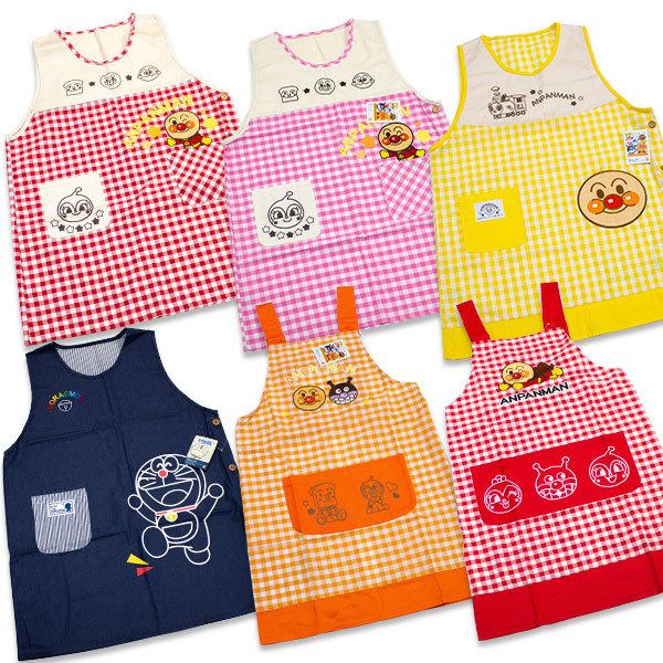 送料無料 アンパンマン 大人用 エプロン 肩紐から：約90cm 身幅：約