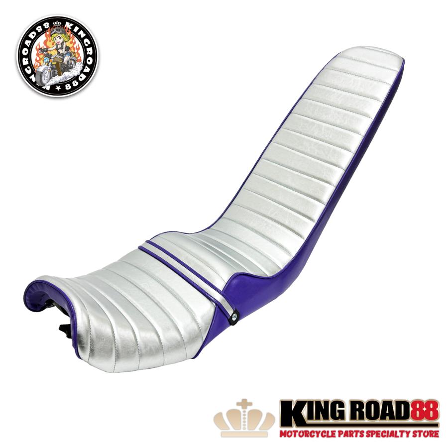 カワサキ ゼファーχ カイ ZR400C KingRoad88 シルバー パープル 三段