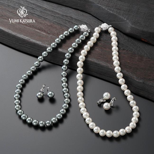 YUMI KATSURA 桂由美 ネックレス＆イヤリングセット Rose Yumi 9mm(冠