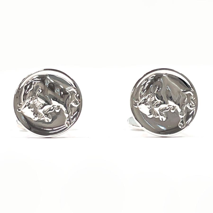 ジョージジェンセン Georg Jensen カフス カフリンクス 牛モチーフ