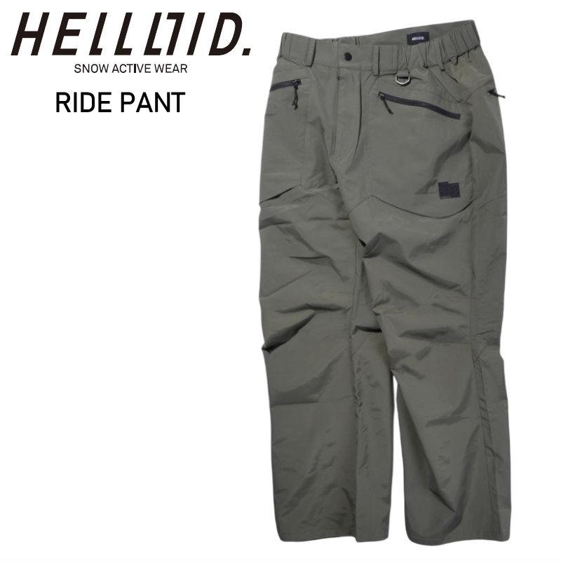 ◎ HELLOID RIDE PANTS OLIVE Lサイズ ヘルロイド スノボウェア 3L