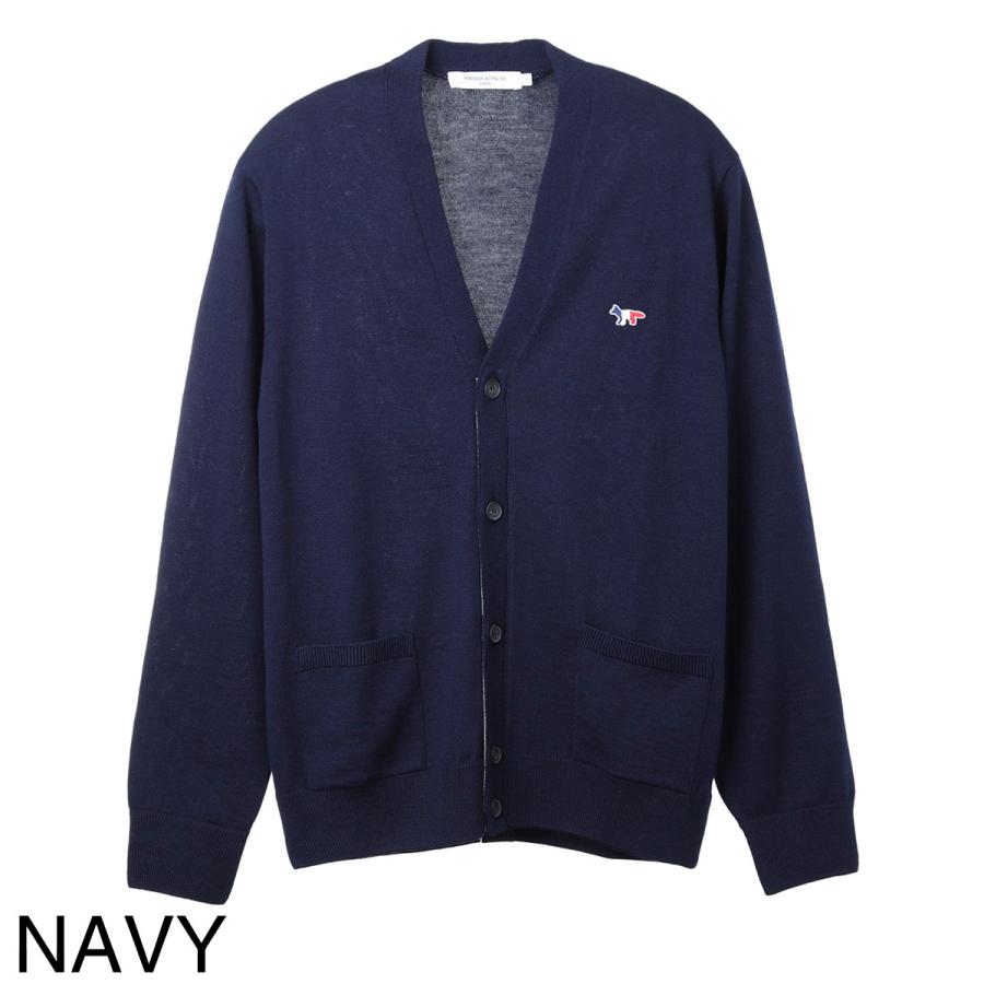 MAISON KITSUNE（メゾン キツネ） カーディガン TRICOLOR FOX PATCH