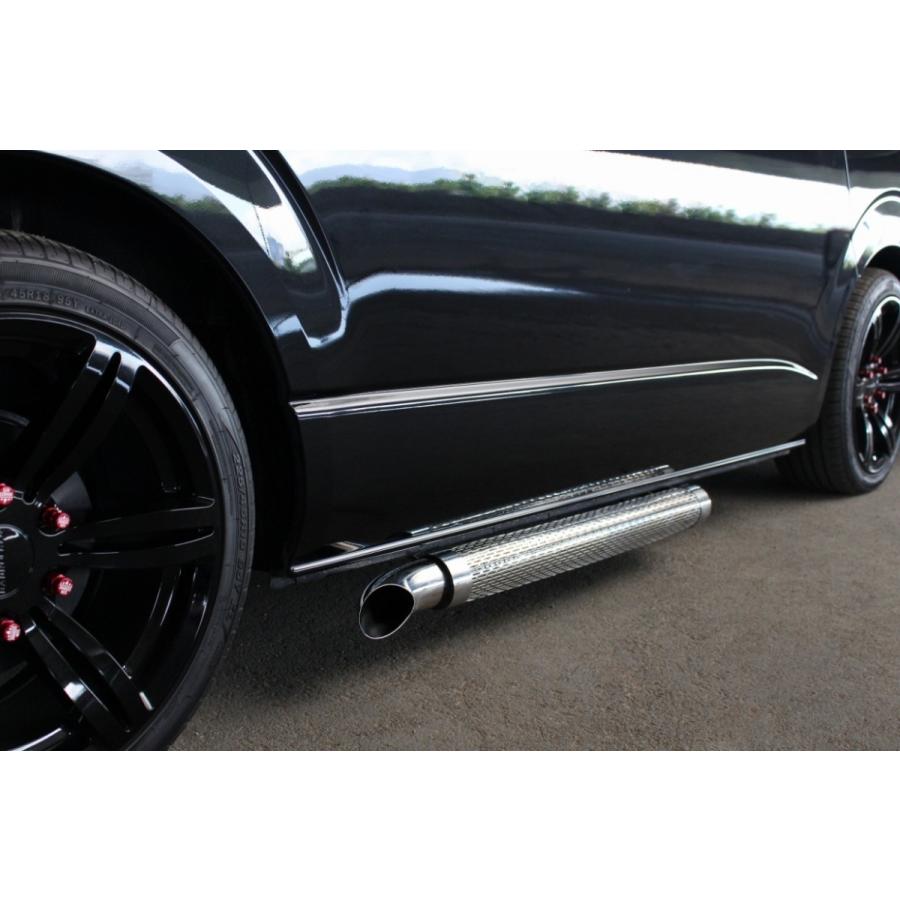 200系ハイエース サイド出し TRH214W ワゴン ストレートマフラー