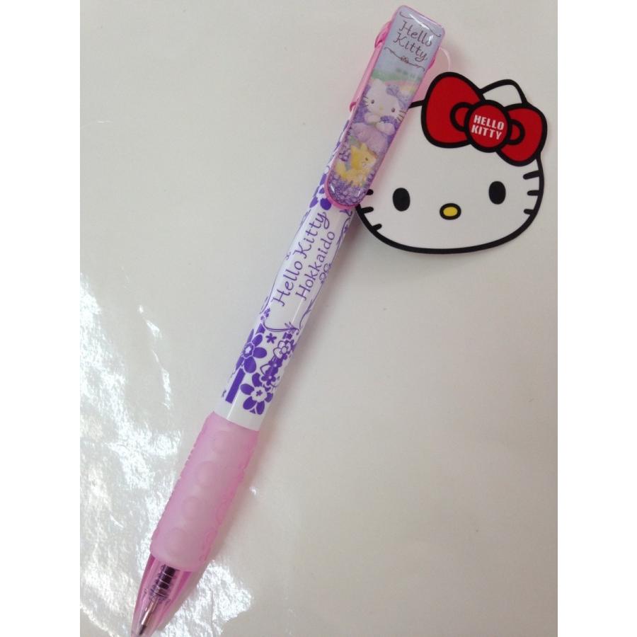 ご当地キティ 北海道限定 ラベンダーブーケキティ グリップ付き